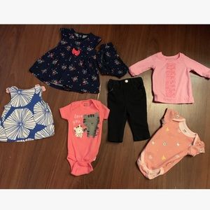 0-3/3 Month 6 piece Lot